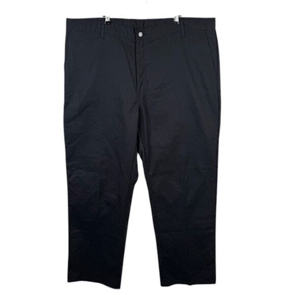 NWOT Dickies Casual Flat Front Core Work Pants Black Straight Leg Size 42 - Picture 1 of 10